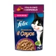 Felix Sensations для кошек (Утка с морковью в соусе), 75 г