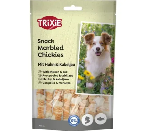 Trixie Косточки с курицей и треской для собак, 100 г