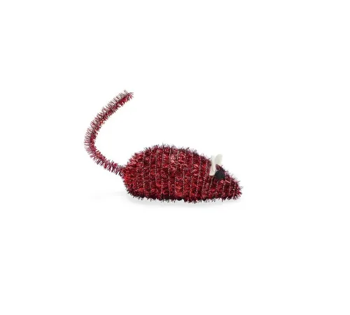 Beeztees Игрушка для кошек Рождественские мышки, 1 шт (УЦЕНКА, 1 шт из набора)