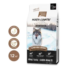 Natura Wild North Country (Курица, утка, индейка), 12 кг