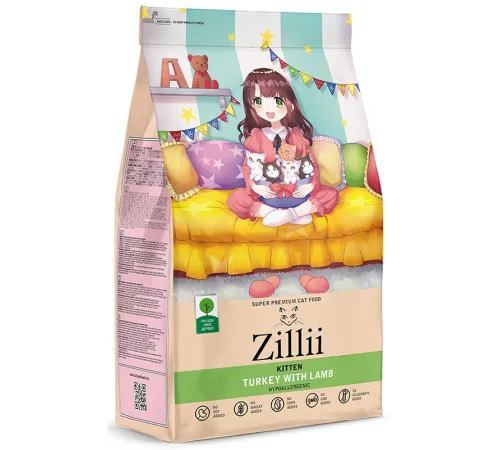 ZILLII Kitten (Индейка, ягненок), 400 г
