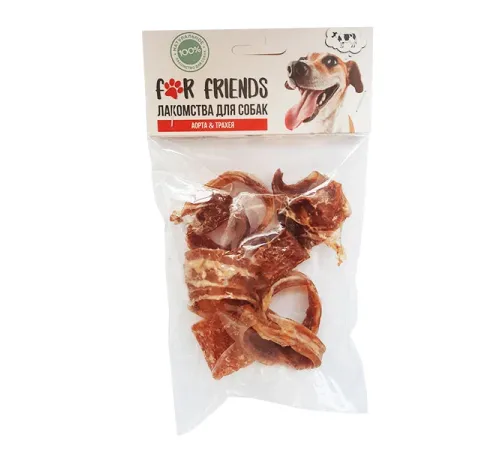 For Friends Лакомство для собак Аорта и Трахея, 50 г