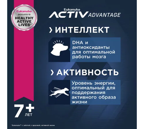 Eukanuba Senior 7+ Large (Птица), 4 кг