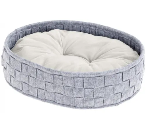 Ferplast Лежанка COCOON, светло-серый 45, 45х35х12 см