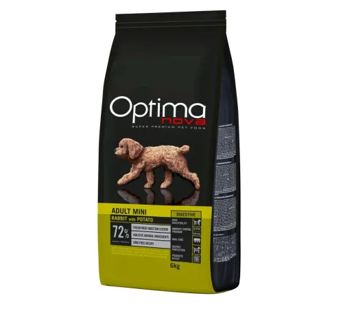 Optimanova Adult Mini (Кролик и картофель), 6 кг