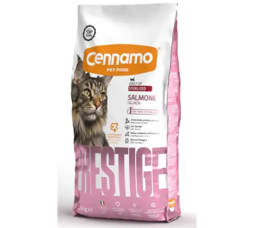Cennamo Prestige Sterilized Cat (Лосось), 1,5 кг