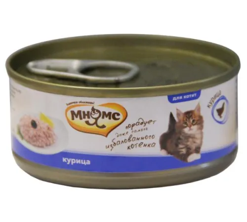 Мнямс Консервы для котят Курица в нежном желе, 70 г