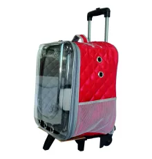 N1 Favorite Рюкзак-переноска на колесах, 20х34х50 см, красная