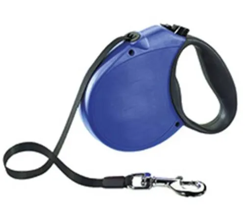 Рулетка Flexi Standard Soft S лента 5 м, синий