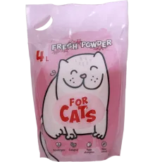 FOR CATS Наполнитель силикагелевый Fresh Powder (звездная пыль) 4 л