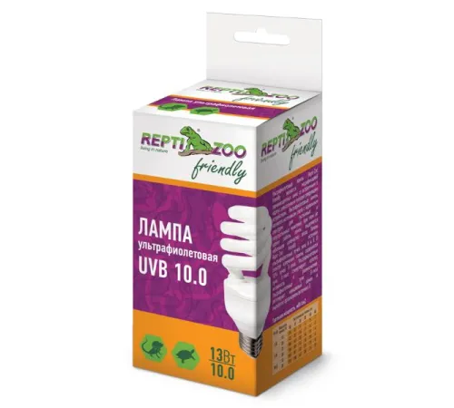 Repti-Zoo Friendly Лампа УФ UVB 10.0 13 Вт