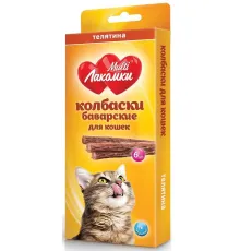 MultiЛакомки Колбаски баварские из телятины для кошек 6 шт
