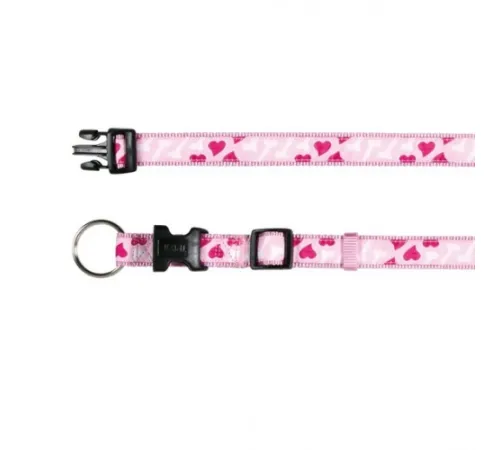 Trixie Ошейник Modern Art Collar Rose Hearts XS