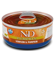 Консервы Farmina N&D Pumpkin Cat (Оленина, тыква), 70 г