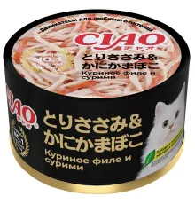 INABA CIAO can Куриное филе с сурими, 85 г