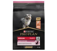 Pro Plan Puppy Medium Sensitive Skin (Лосось), 12 кг