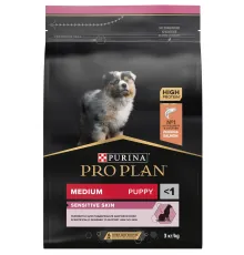 Pro Plan Puppy Medium Sensitive Skin (Лосось), 3 кг