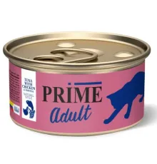 Prime Adult Консервы (Тунец с курицей и папайей в собственном соку) для кошек, 85 г