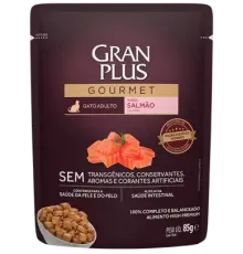 Granplus Gourmet Пауч для кошек (Лосось), 85 г
