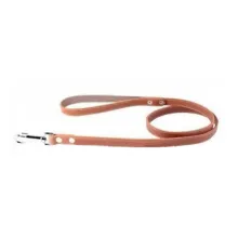 Collar одинарный с прошивкой Brown 12 мм, 122 см