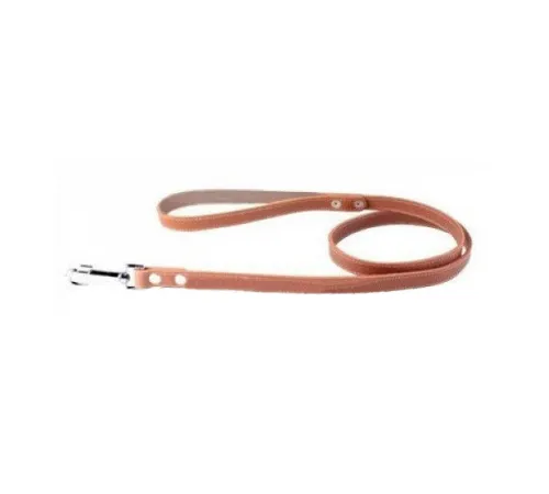 Collar одинарный с прошивкой Brown 12 мм, 122 см
