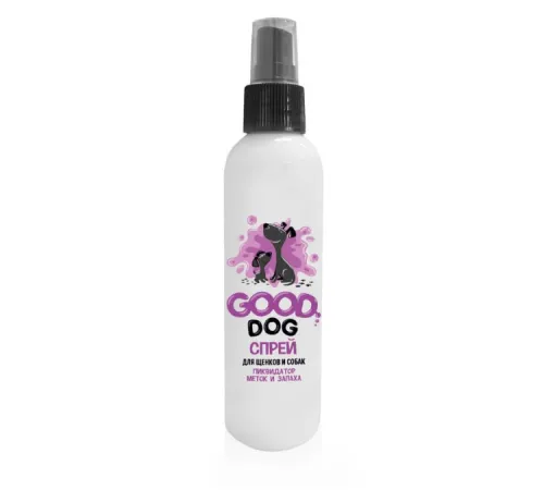 Good Dog Спрей для собак Ликвидатор меток и запаха, 150 мл
