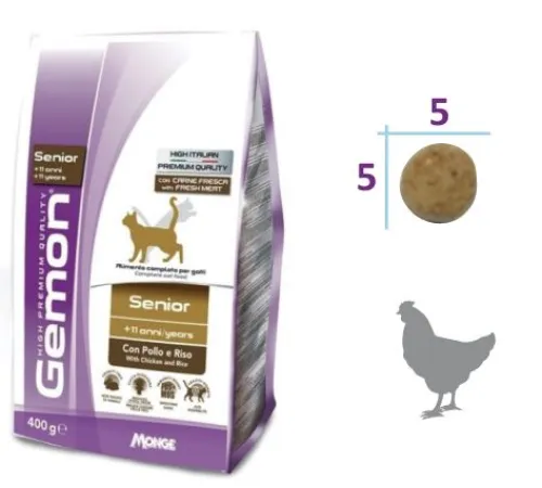 Gemon Cat Senior (Курица и рис) 400 г