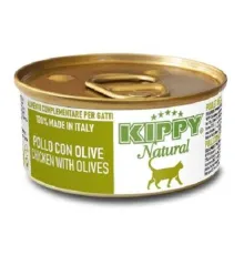 Kippy Cat Natural Консервы с курицей и оливками, 70 г