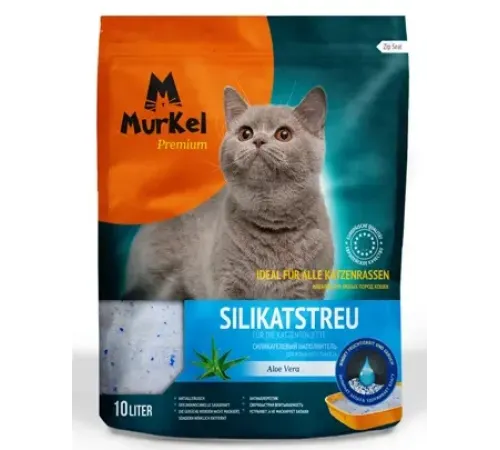 Murkel Наполнитель силикагелевый (Алоэ вера), 10 л/4,5 кг