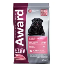 Award Special Care Adult Dog Weight Control (Индейка), 2 кг
