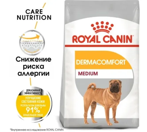 Royal Canin Medium Dermacomfort, 3 кг