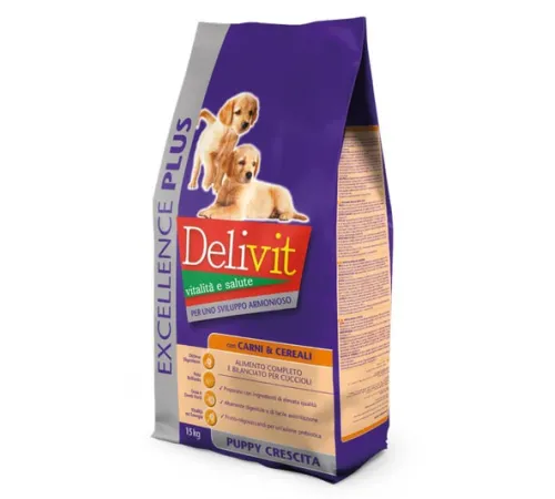 Pet360 Delivit для щенков (Курица, рис), 15 кг