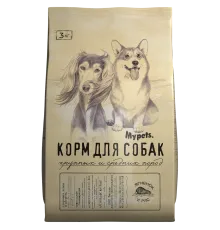 Mypets для собак крупных и средних пород (Ягненок, рис), 3 кг