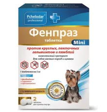 Pchelodar Фенпраз таблетки для мелких пород собак и щенков, 1 таб