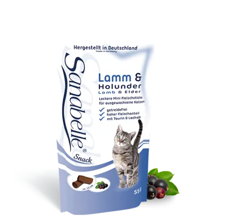 Bosch Sanabelle Cat Sticks Lamb Elder, 55 г