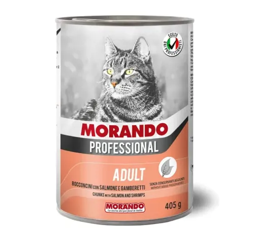 Morando Professional Кусочки в соусе (Креветки и лосось), 405 г