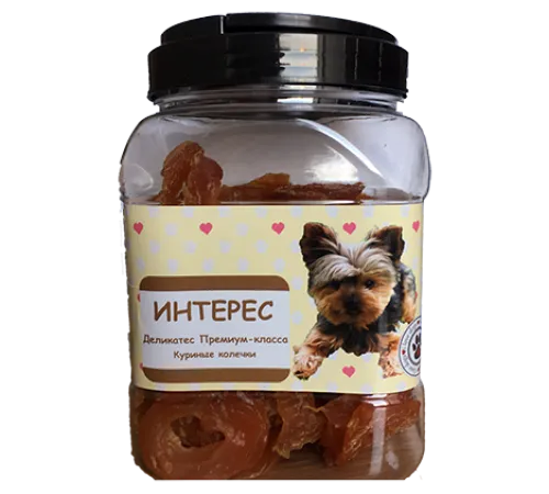 O'dog Интерес - Куриные колечки, 750 г