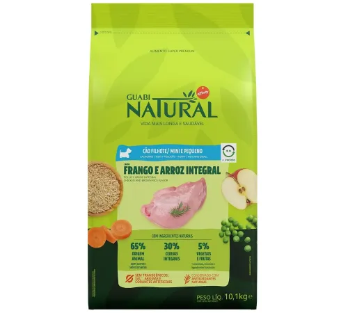 Guabi Natural Puppy Mini (Цыпленок, рис), 10,1 кг