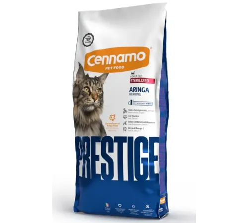 Cennamo Prestige Sterilized Cat (Сельдь), 10 кг