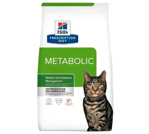 Hill's Prescription Diet Metabolic для кошек (Лосось), 1,5 кг