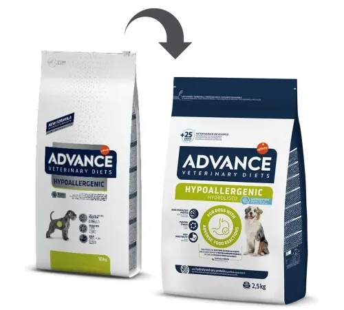 Advance Dog VetDiet Hypoallergenic 2,5 кг