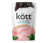 Kott для кошек с кроликом в соусе, 75 г
