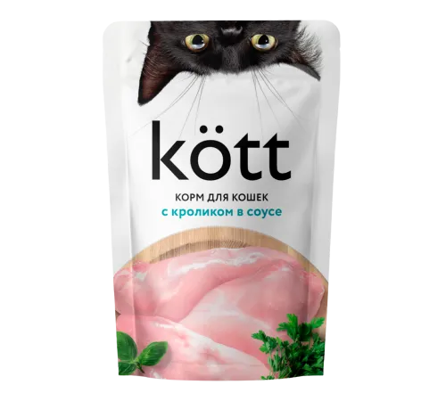 Kott для кошек с кроликом в соусе, 75 г
