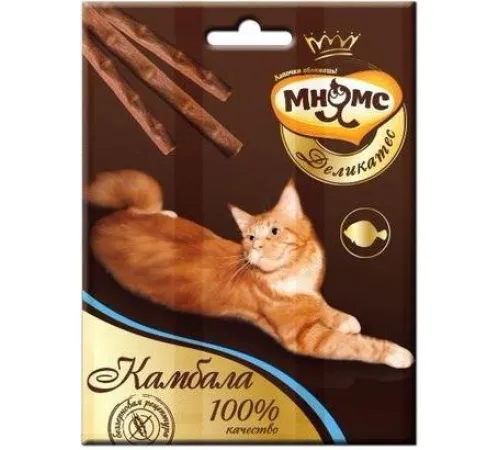 Мнямс Деликатес лакомые палочки (Камбала), 4 г х 3 шт (упаковка)