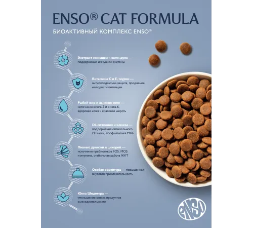 ENSO Cat Formula Sterilized (Белая рыба), 350 г