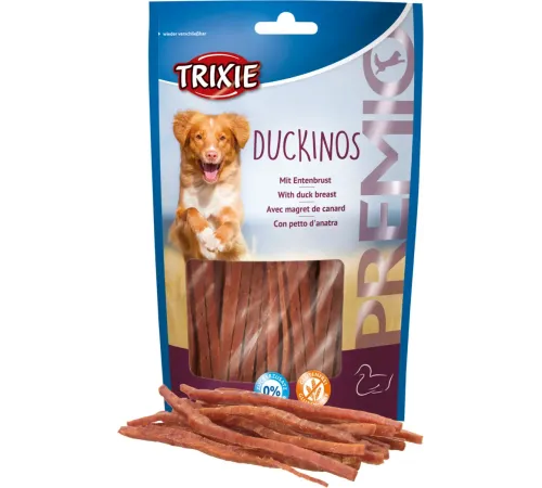 Trixie Premio Duckinos Cоломка с утиной грудкой для собак, 80 г