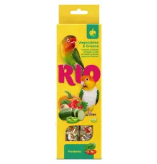 RIO Sticks для средних попугаев (Овощи и зелень), 75 г х 2 шт