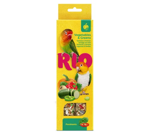 RIO Sticks для средних попугаев (Овощи и зелень), 75 г х 2 шт