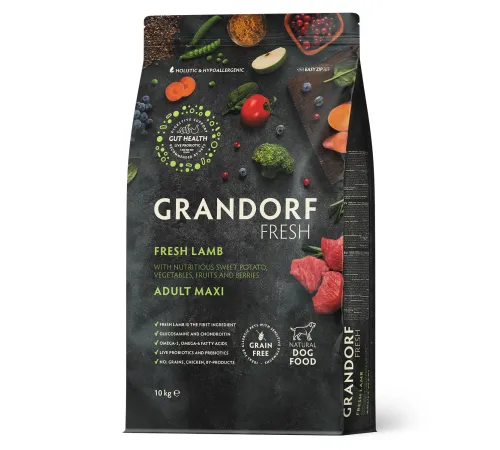 Grandorf Fresh Adult Maxi (Ягненок и батат), 10 кг