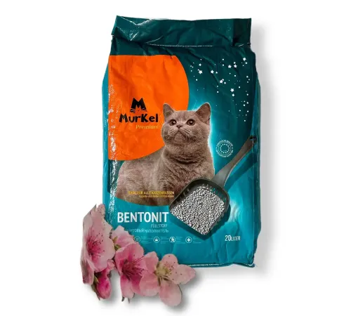 Murkel Наполнитель бентонитовый (Сакура), 20 л/16 кг